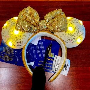 Disney World 50th Anniversary Light Up Minnie Mouse Ears
